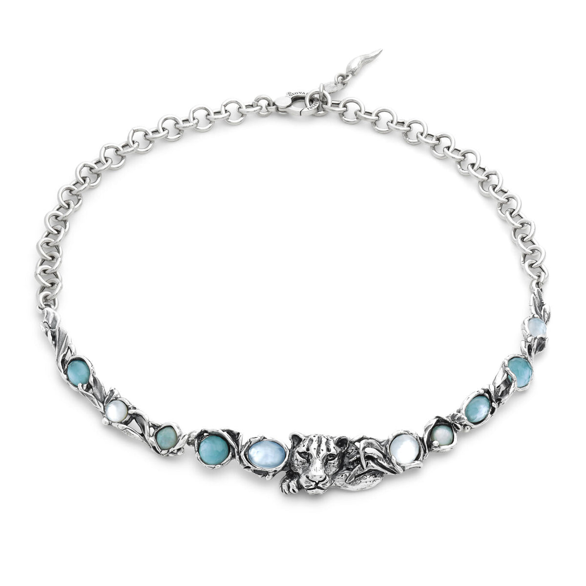 Giovanni Raspini collana blue jaguar