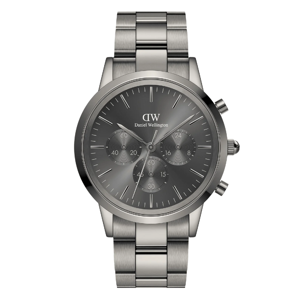 Daniel Wellington Orologio Iconic Chronograph Link Graphite GM
