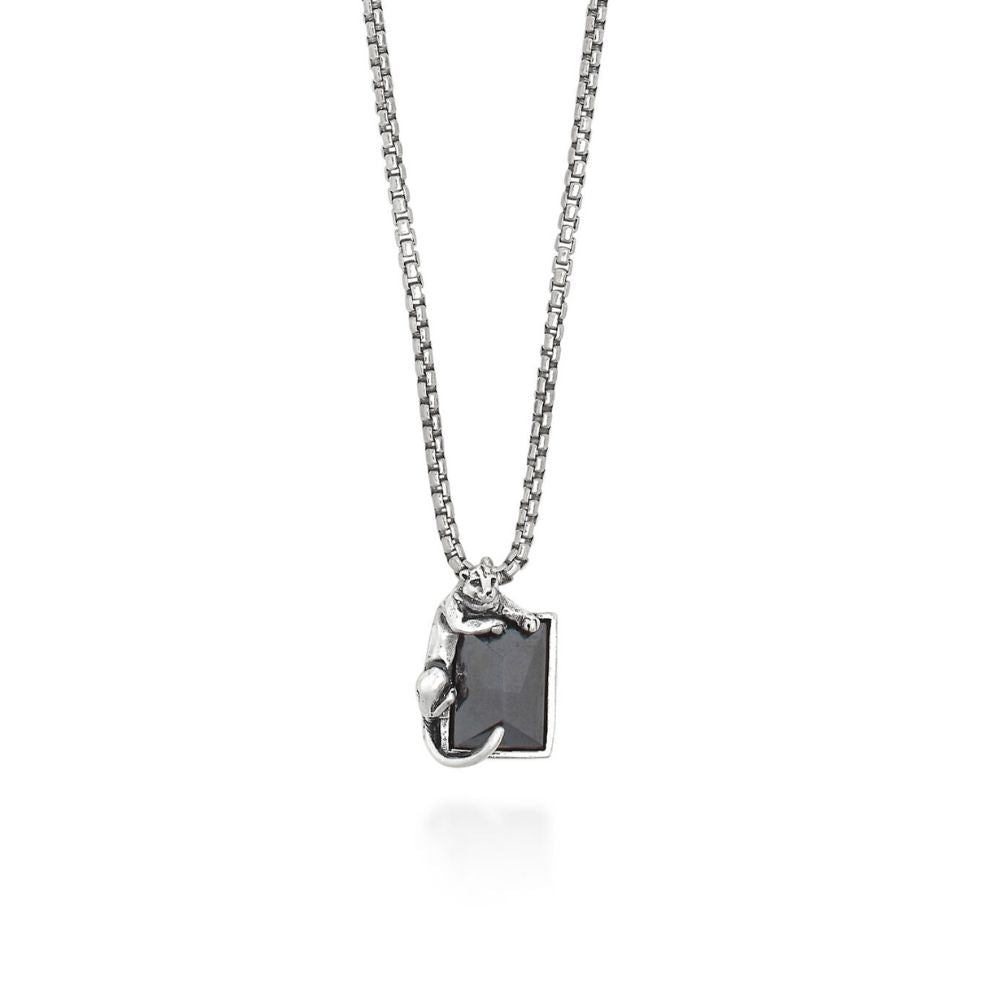 Raspini Collana Black Panther