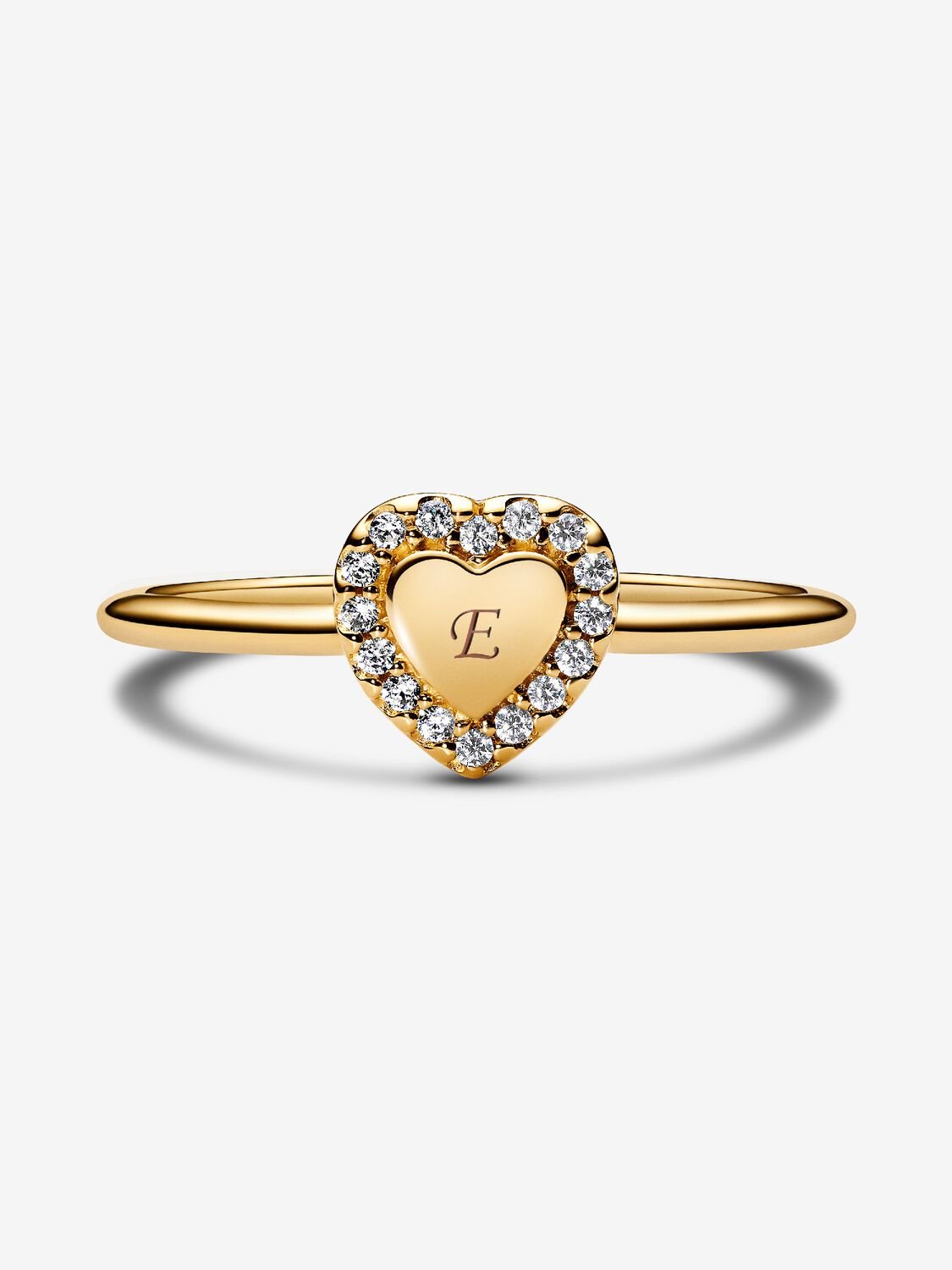 Pandora Anello Cuore e Pavè da incidere