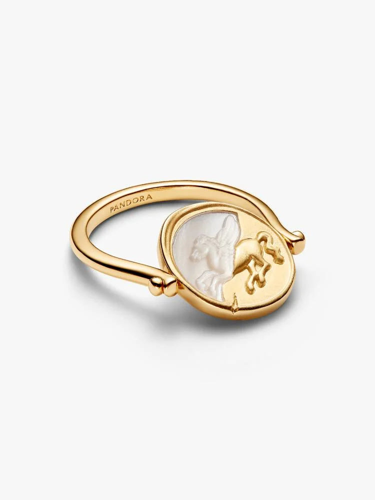 Pandora Anello Medallion Pegaso "Ex Animo" Reversibile