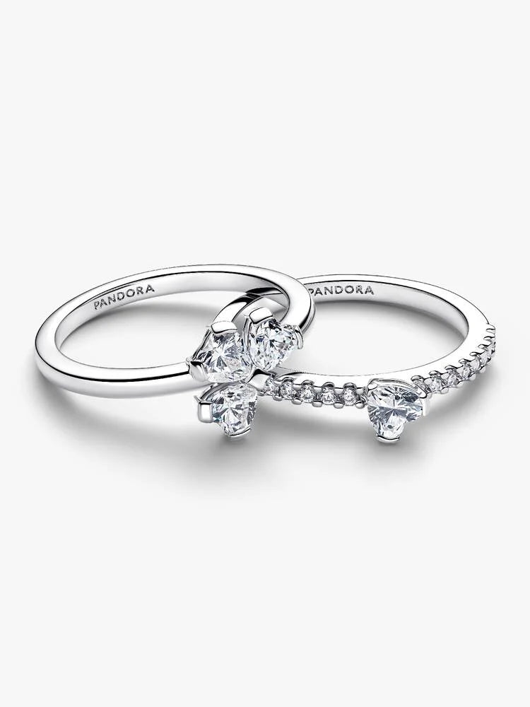 Pandora Anello Quadrifoglio Luminoso Divisibile