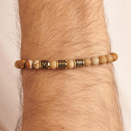 Brosway Bracciale Bullet Pietra Paesina Satinata