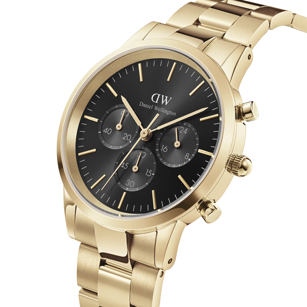 Daniel Wellington Orologio Iconic Chronograph Link Onyx G