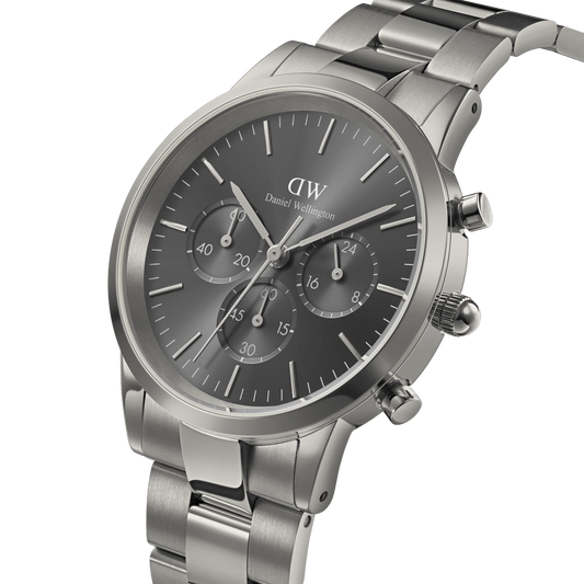 Daniel Wellington Orologio Iconic Chronograph Link Graphite GM