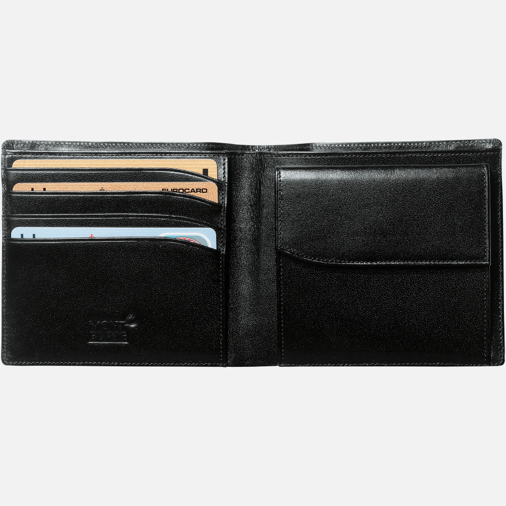 Montblanc - Portafoglio Meisterstück 4 scomparti con portamonete