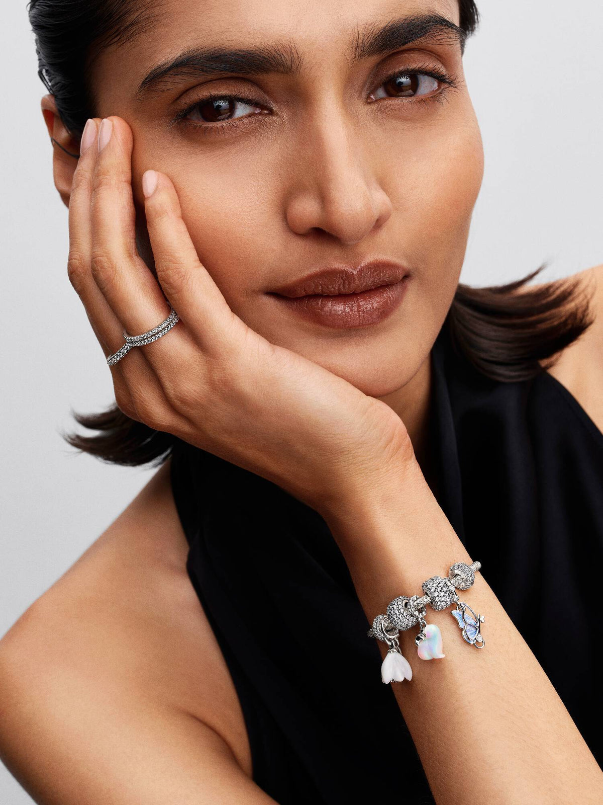Pandora Charm Pendente Farfalla e Chiave "Unlock Tomorrow"