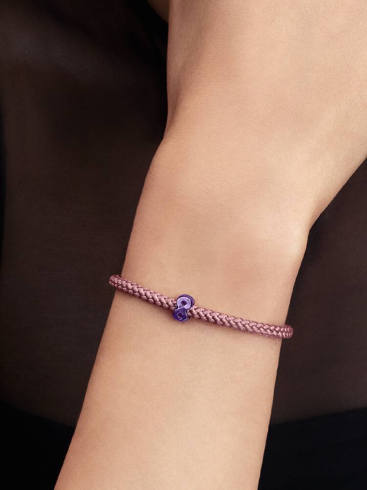 Pandora Mini Charm Infinito effetto metallico viola