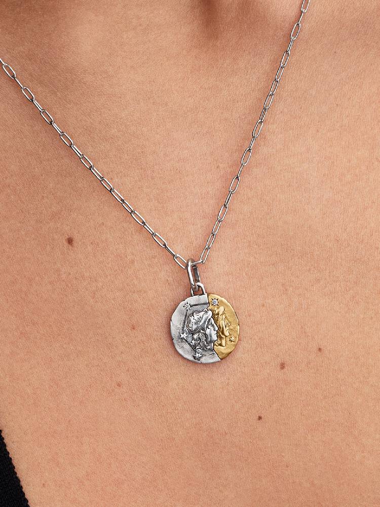 Pandora Charm Medallion Gemelli