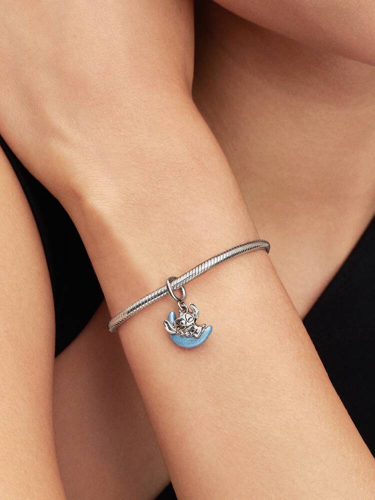 Pandora Disney, Lilo & Stitch, Stitch sulla luna che si illumina al buio