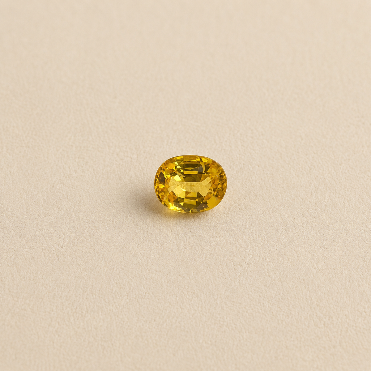 Zaffiro - Zaffiro giallo naturale - 3.67 ct