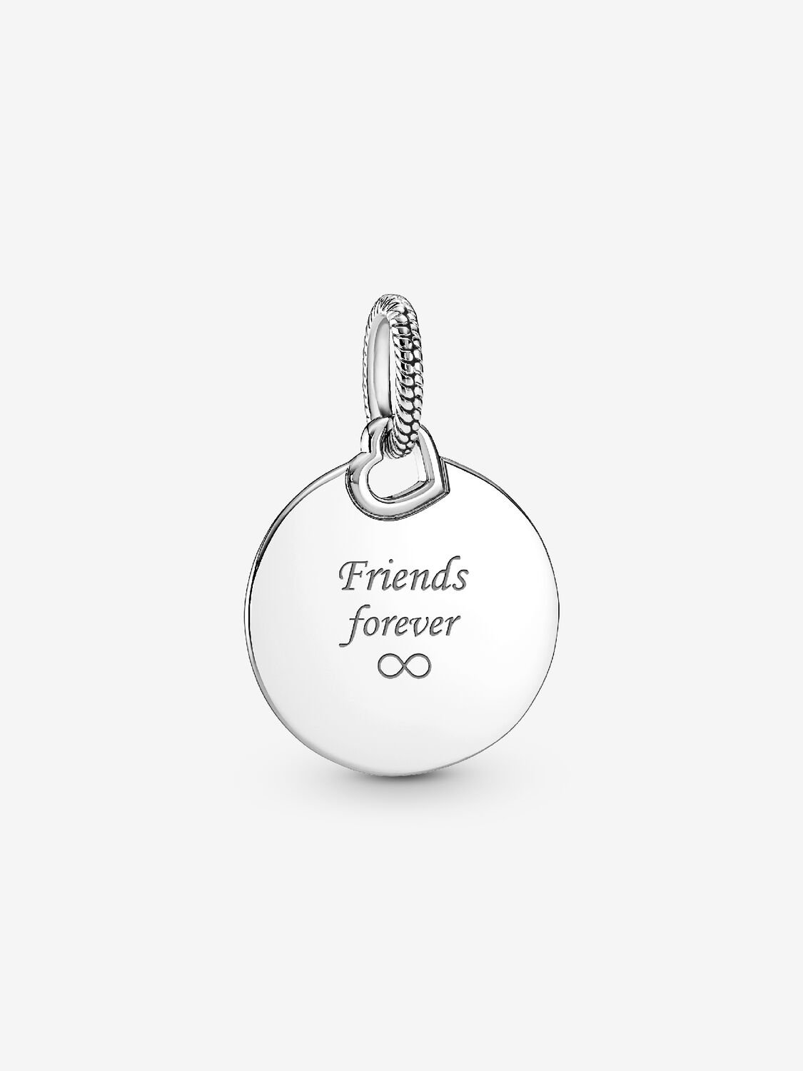 Pandora Charm Pendente Medaglia da incidere