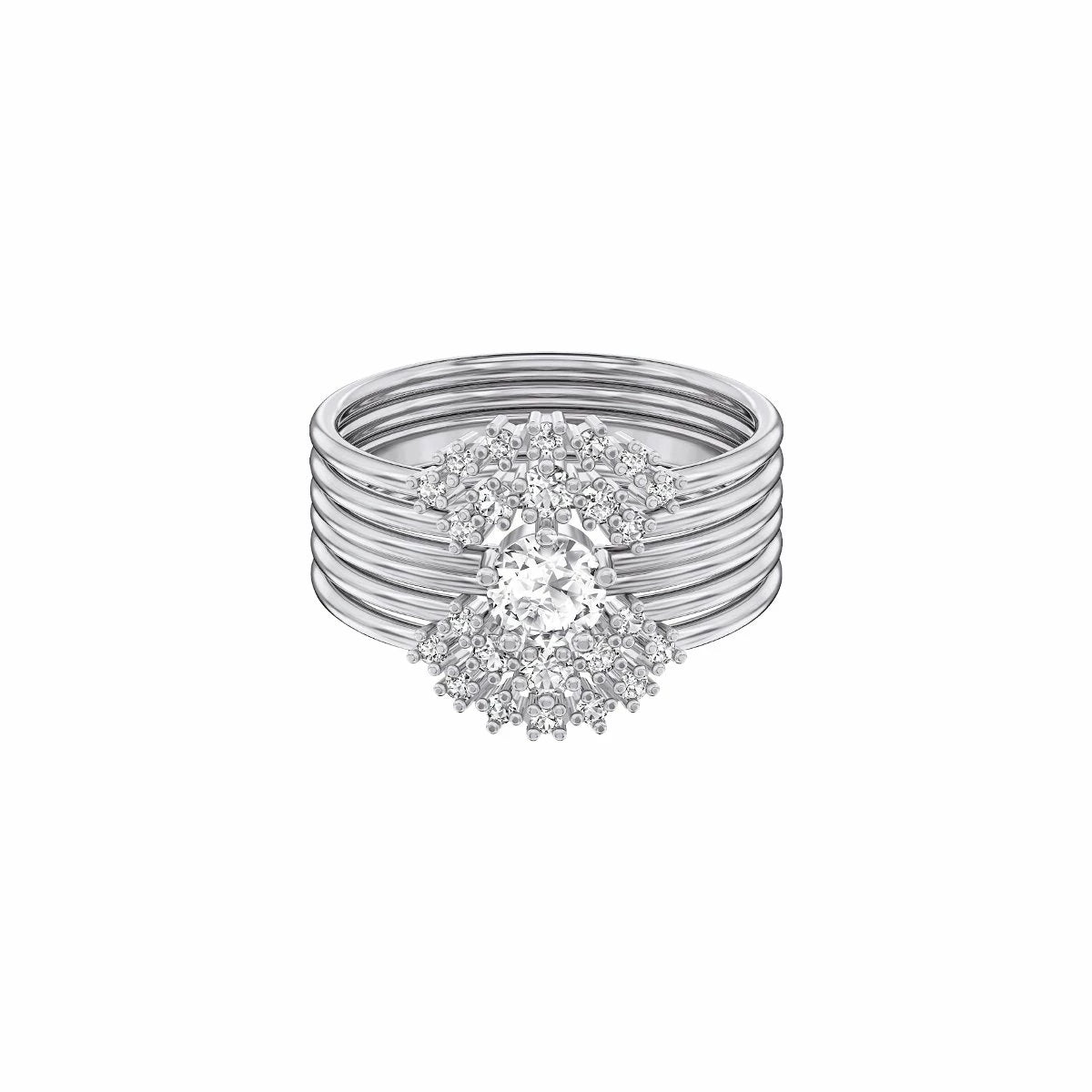 Swarovski Anello Trendy multi fascia