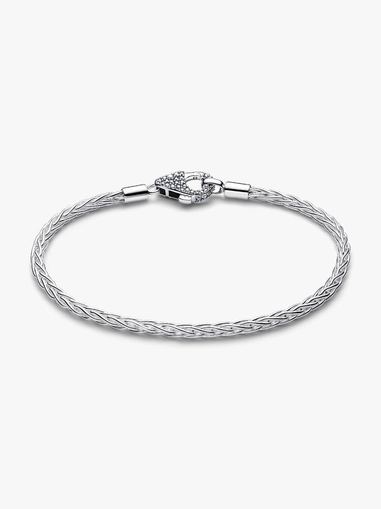 Pandora Bracciale Maglia Coda di Volpe con Chiusura Pavè