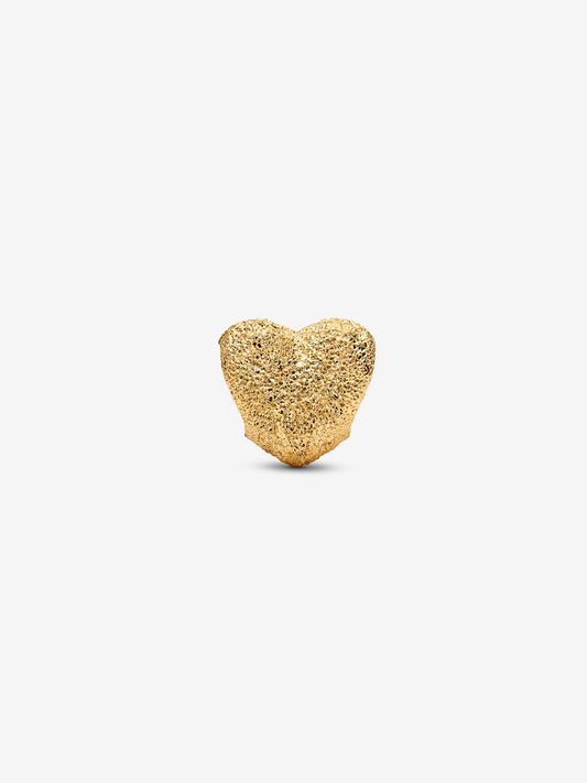 Pandora Mini Charm Cuore effetto diamantato