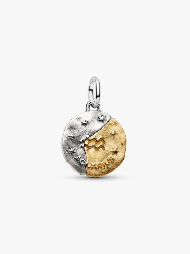 Pandora Charm Medallion Acquario