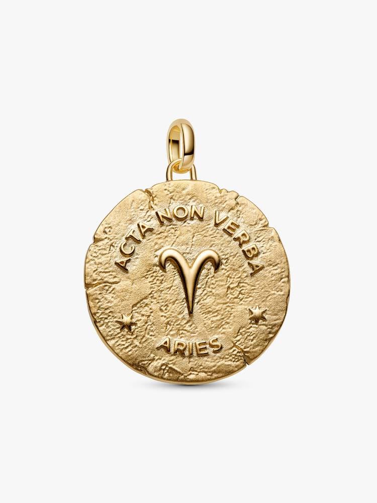 Pandora Charm Medallion XL Ariete "Acta Non Verba"