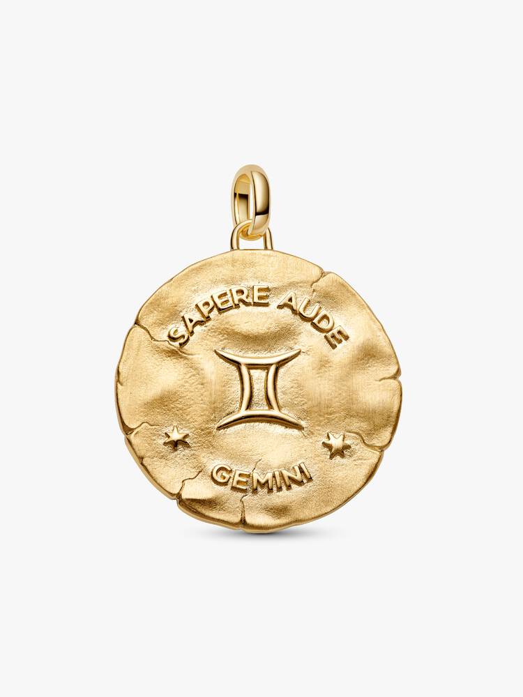 Pandora Charm Medallion XL Gemelli "Sapere Aude"