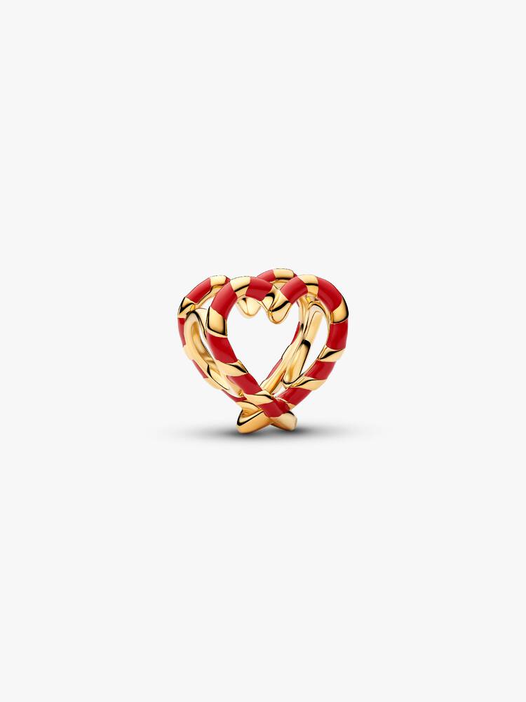 Pandora Charm Openwork Cuore di Bastoncini di Zucchero