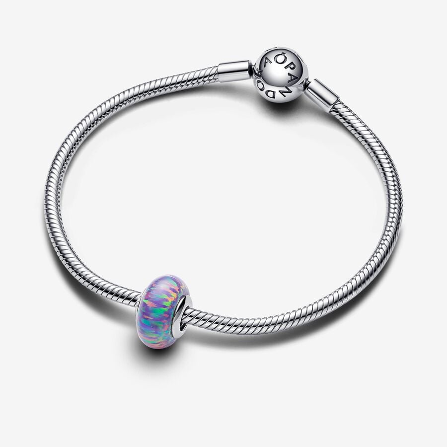 Pandora Charm Opale Glitter Viola