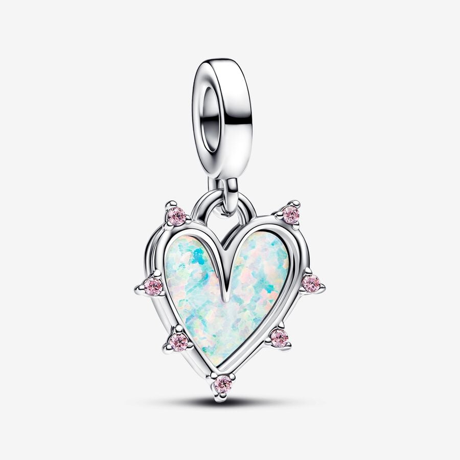 Pandora Charm Pendente Cuore dell'Amicizia Opale