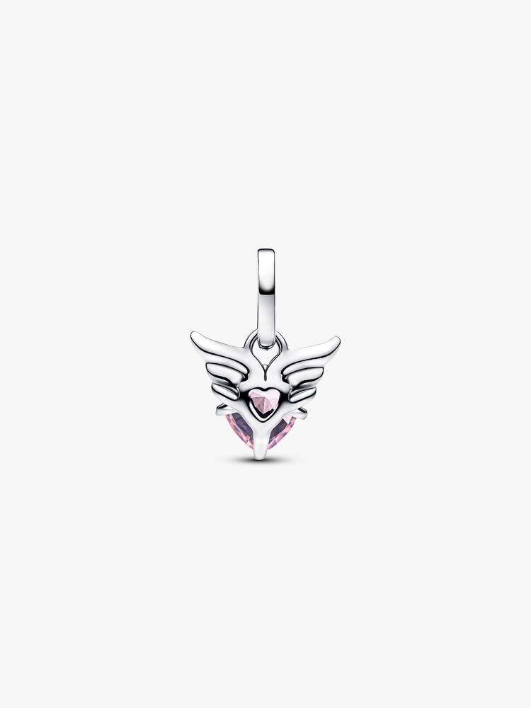 Pandora Charm Mini Pendente Winged Heart Rosa Pandora ME