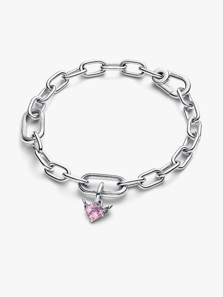 Pandora Charm Mini Pendente Winged Heart Rosa Pandora ME