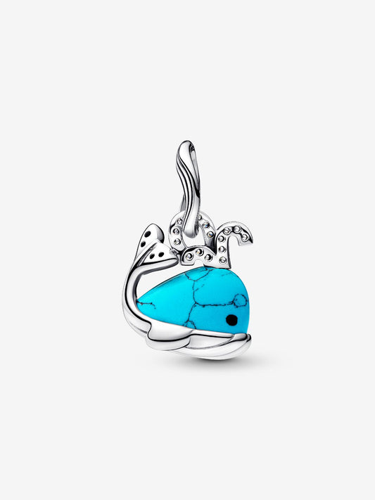Pandora Charm Pendente Balena Turchese