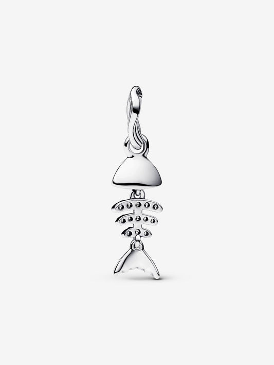 Pandora Charm Pendente Lisca Di Pesce Turchese