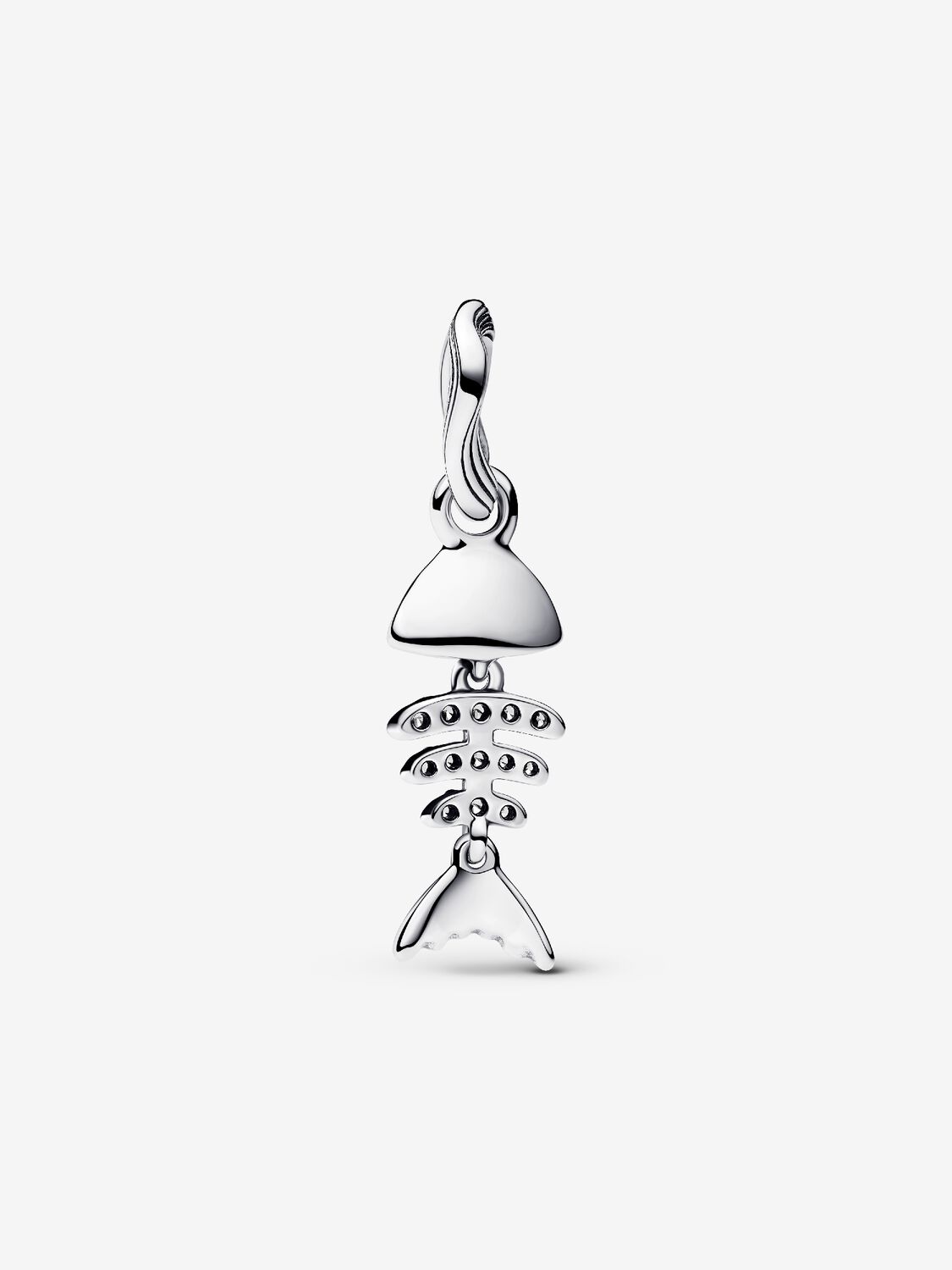 Pandora Charm Pendente Lisca Di Pesce Turchese