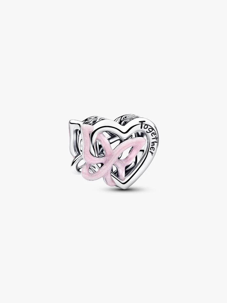 Pandora Charm Openwork Cuore e Farfalla