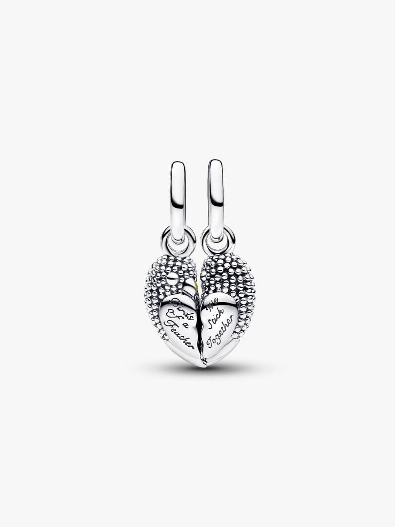 Pandora Charm Pendente Uccellini Innamorati Divisibile