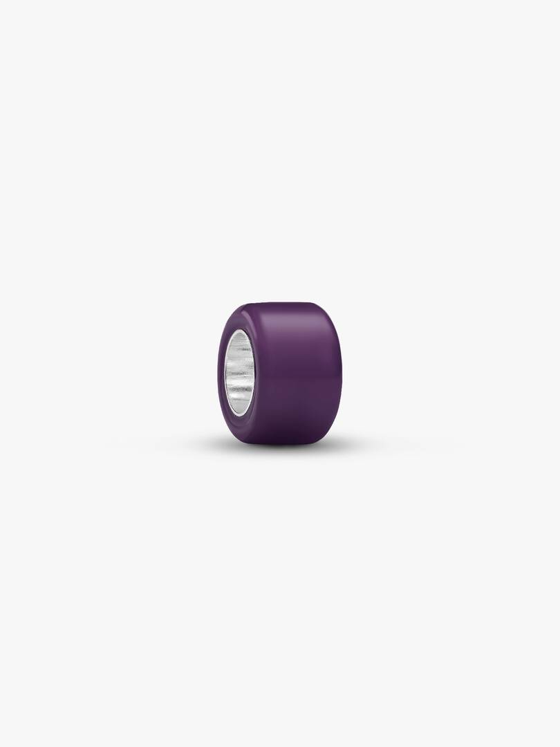 Pandora Mini Charm Vetro di Murano Viola