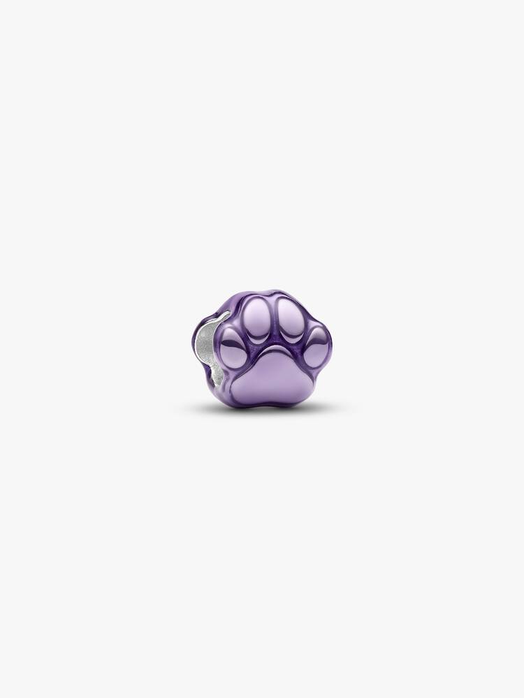 Pandora Mini Charm Zampa effetto metallico viola