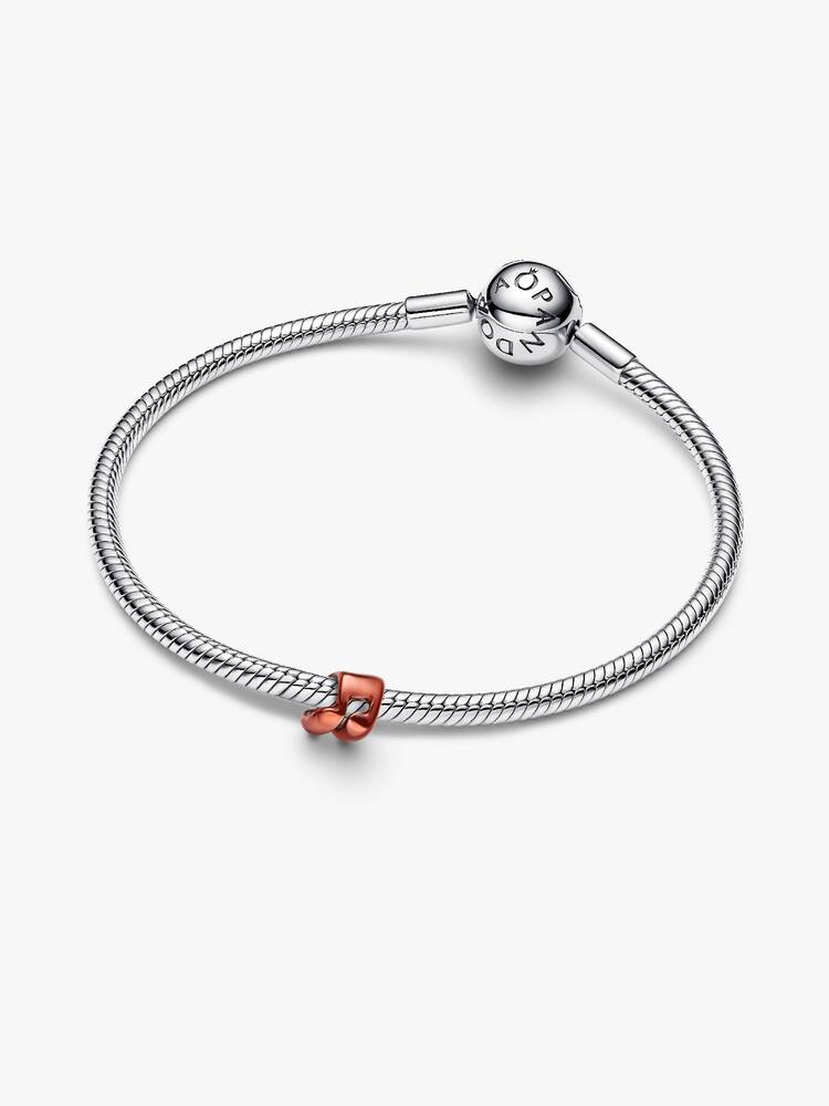 Pandora Mini Charm Nota Musicale effetto metallico arancione