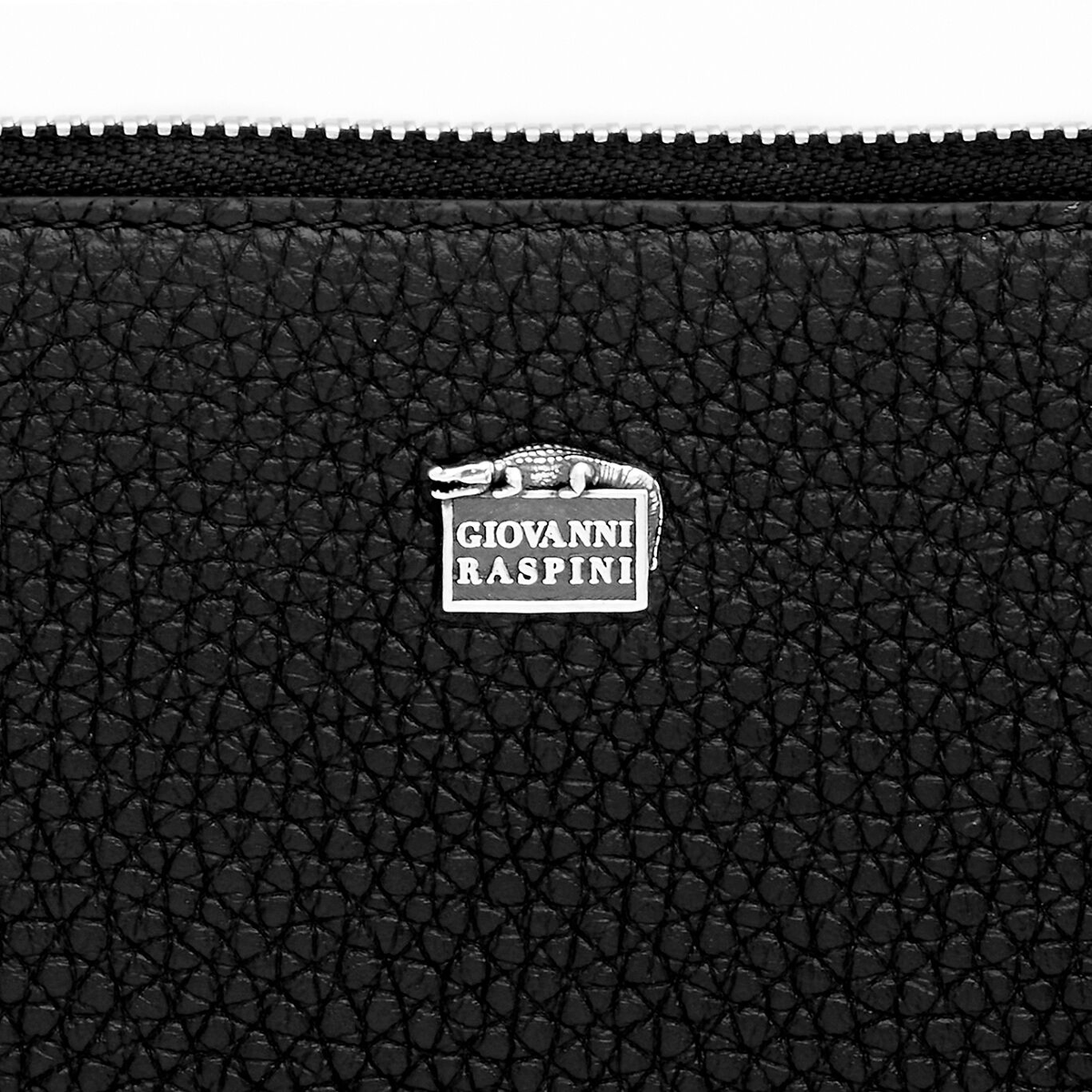 Giovanni Raspini pouch pelle goffrata