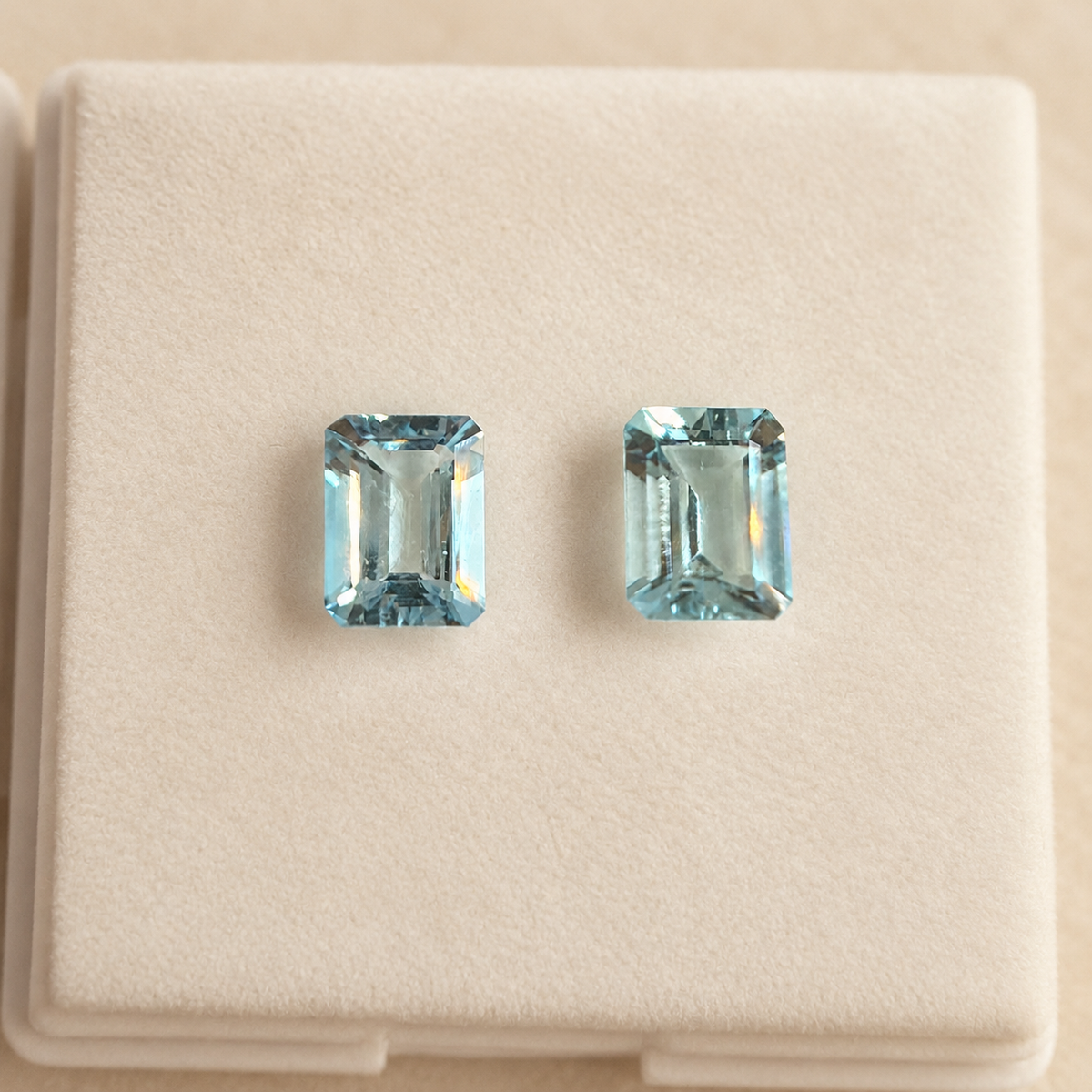 Acquamarina - Coppia di Acquamarine - 2.75 ct
