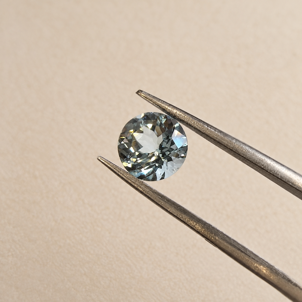 Acquamarina - Coppia di Acquamarine taglio tondo - 2.40 ct