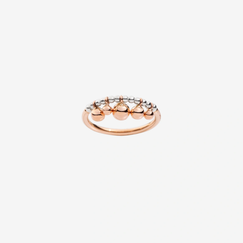 DoDo - Anello Bollicine Oro Rosa 9K