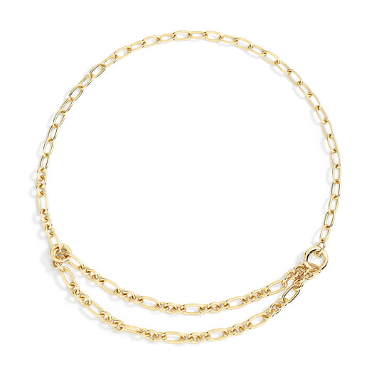 DoDo - Collana Maglie Apribli argento dorato