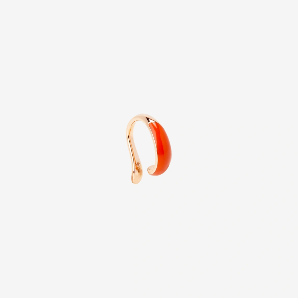 DoDo - Orecchino Earcuff Rondelle Rosso