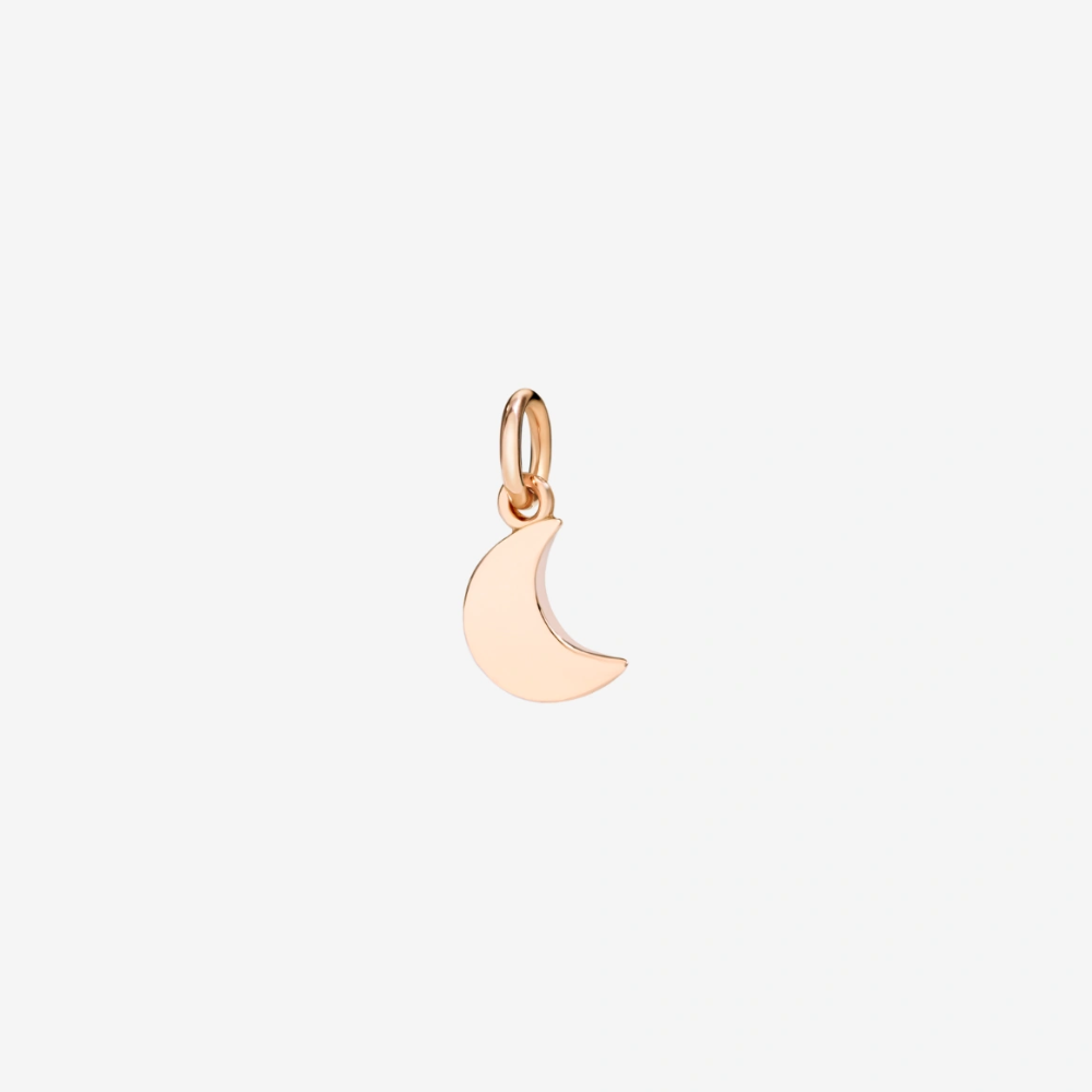 DoDo - Ciondolo Luna Oro Rosa 9K