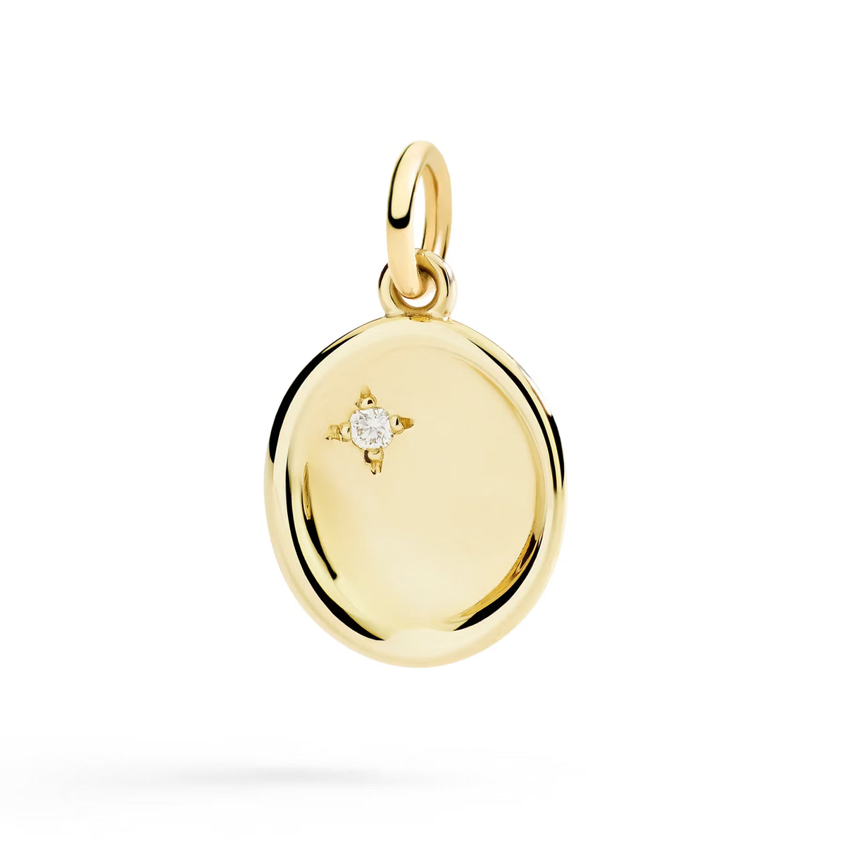 DoDo - Ciondolo sigillo oro giallo & diamante bianco