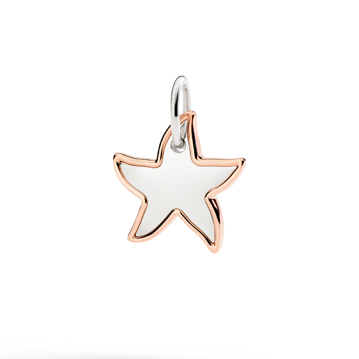 DoDo - Ciondolo XL Stellina argento & oro rosa