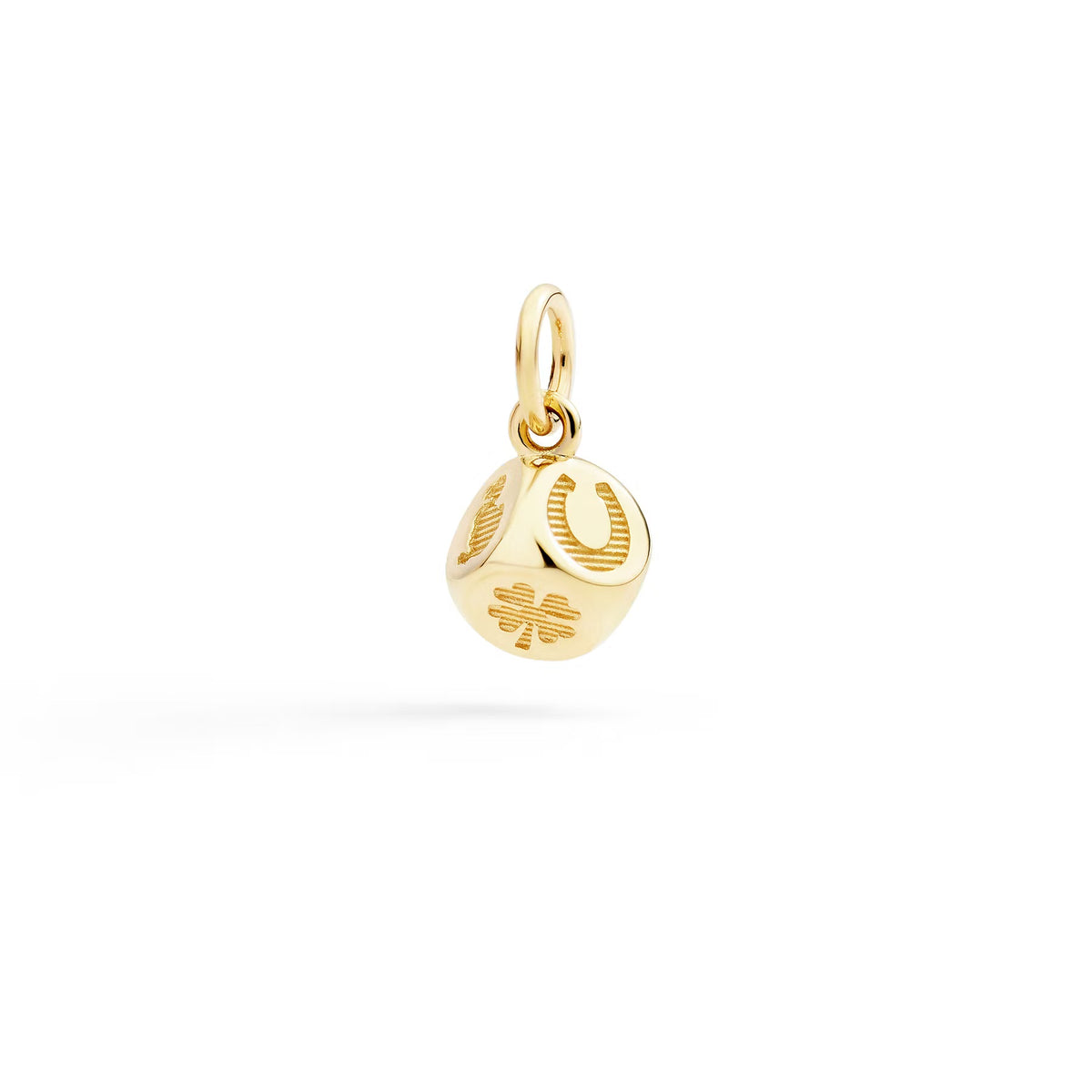 DoDo - Ciondolo Dado oro giallo & tsavorite