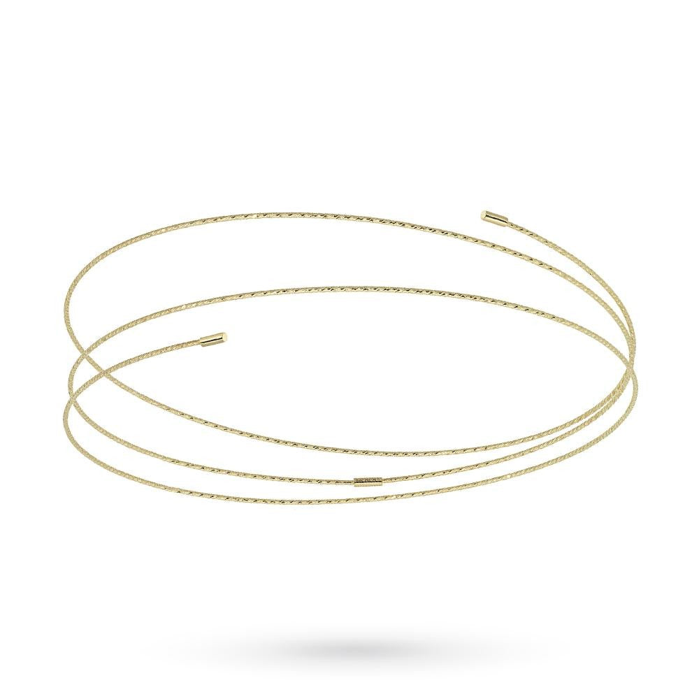 Magic Wire - Bracciale Angel a 3 giri in oro giallo
