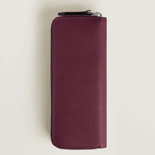 Montblanc - Astuccio per due strumenti da scrittura con cerniera Sartorial