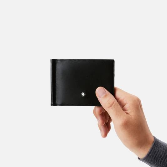 Montblanc - Portafoglio Meisterstück 6 scomparti con fermasoldi