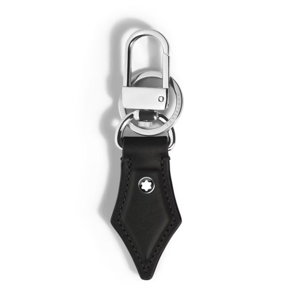 Montblanc - Portachiavi a Forma di Pennino in Pelle Meisterstuck