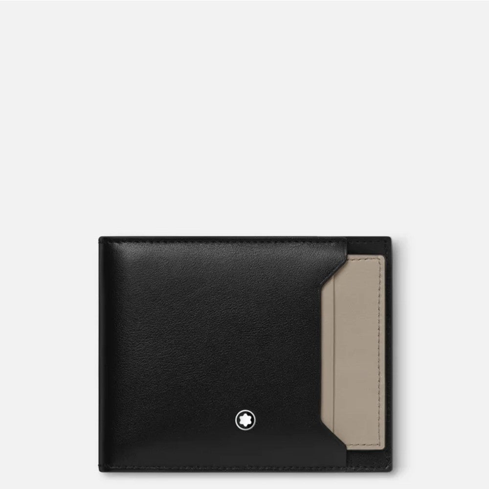 Montblanc - Portafoglio 6 Soft con porta carte amovibile